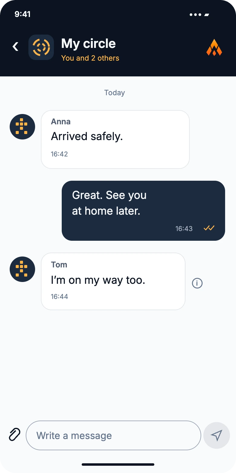 PYRSA – chat and contacts